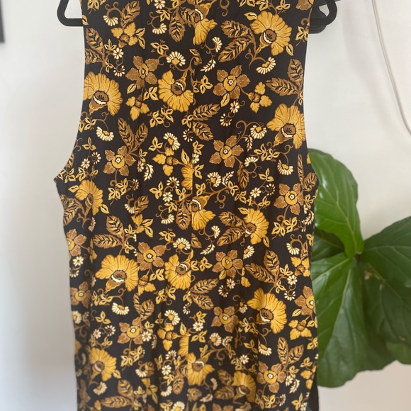 Vintage Vest flowery and beaded - Picture 7 of 8